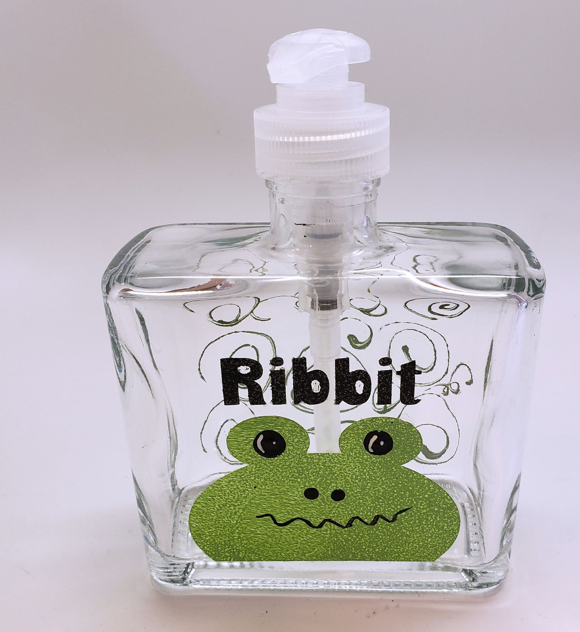 Hand Painted Froggy Soap or Lotion Dispenser